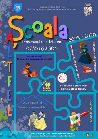 „Școala altfel” la Biblioteca Județeană Dâmbovița
