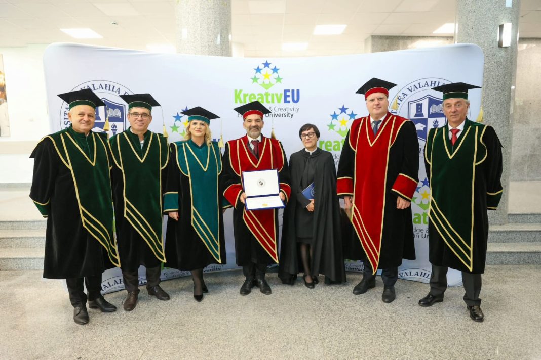 Universitatea „Valahia” din Târgoviște a acordat titlul de Doctor Honoris Causa președintelui Universității Politehnica din Tomar, João Paulo Pereira de Freitas Coroado 
