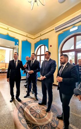 Ambasadorul Israelului în România, Dr. Lior Ben Dor, a vizitat Primăria Târgoviște 