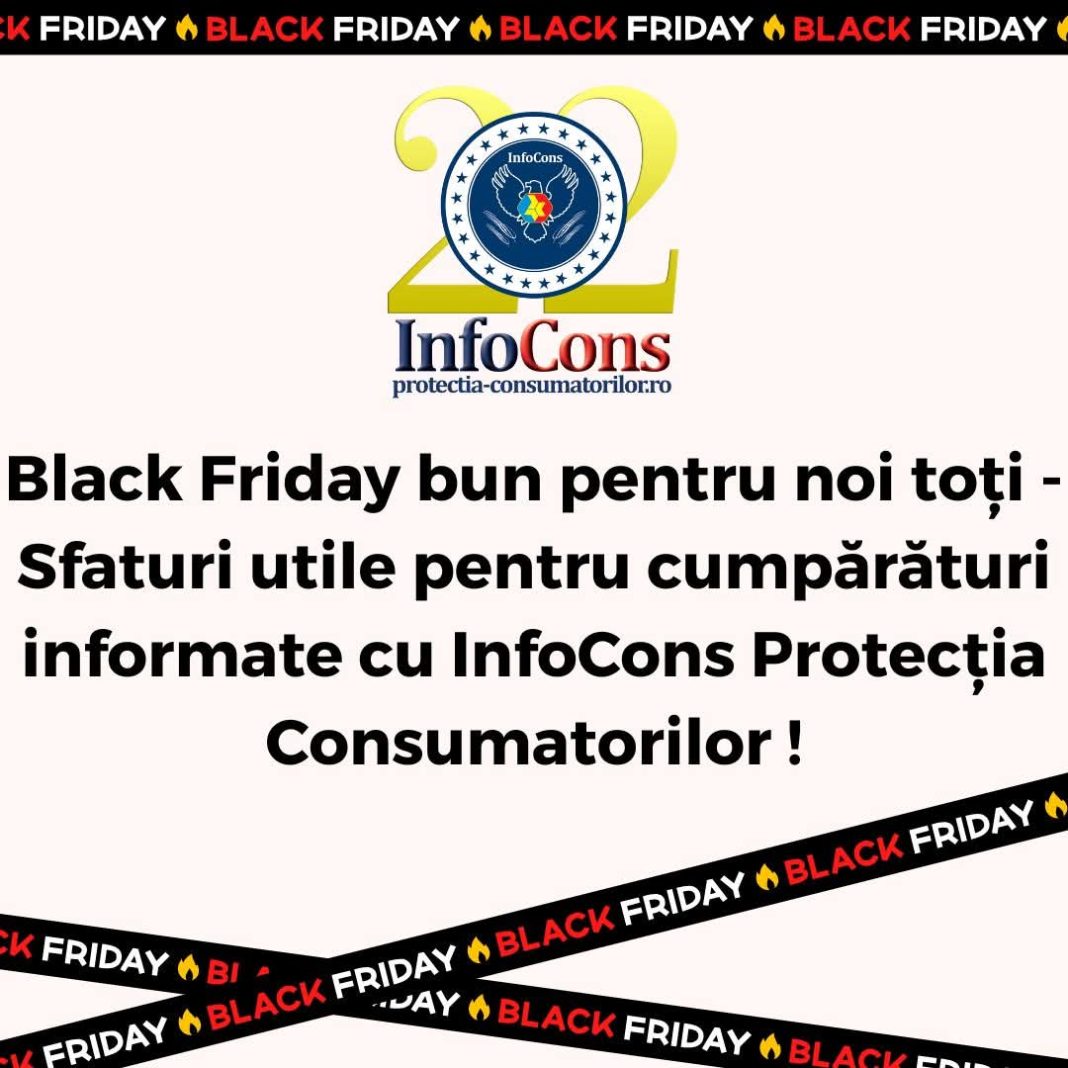 Black Friday în siguranță: aplicația gratuită InfoCons te protejează