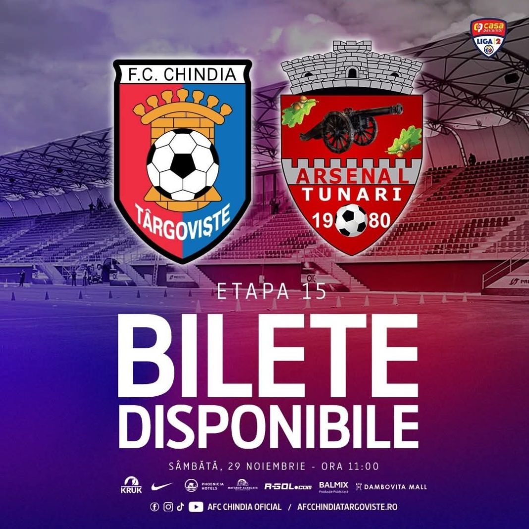 Chindia Târgoviște întâlnește CS Tunari în etapa de sâmbătă – Drumul spre victorie continuă acasă