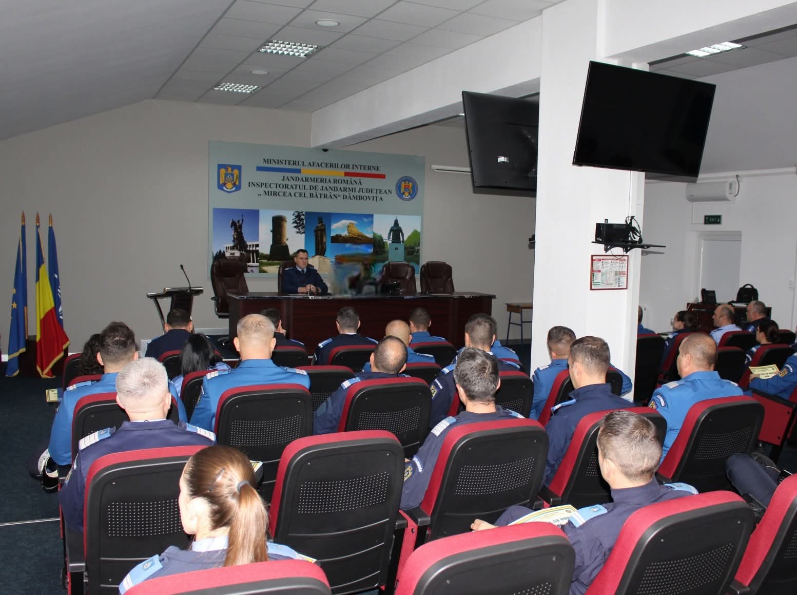 Moment festiv la Jandarmeria Dâmbovița: Avansări în grad înainte de 1 Decembrie