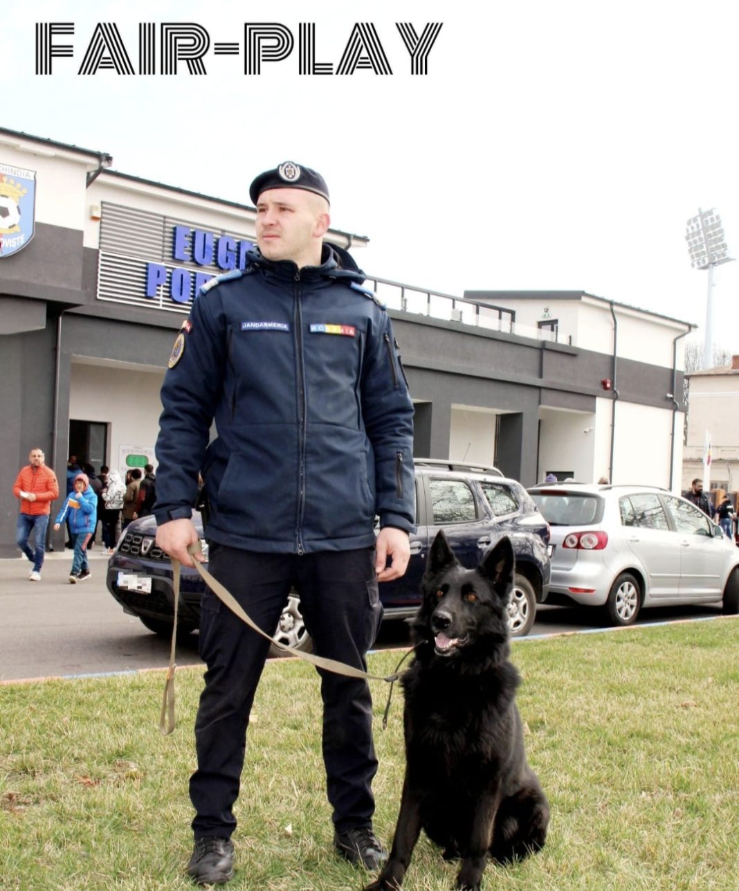 Jandarmii pe baricade la meciul Chindia Târgoviște – CS Afumați