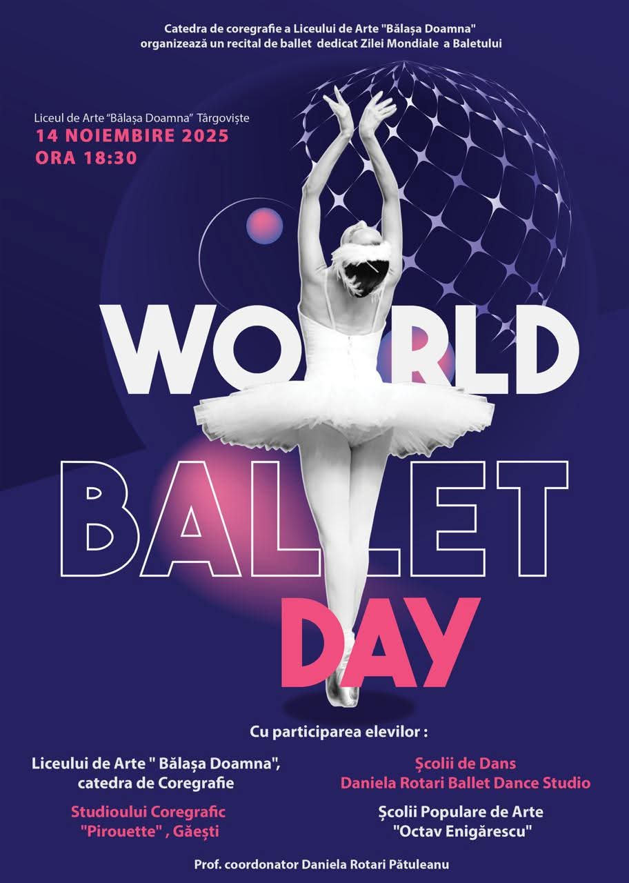  Recital de balet la Liceul de Arte „Bălașa Doamna” Târgoviște