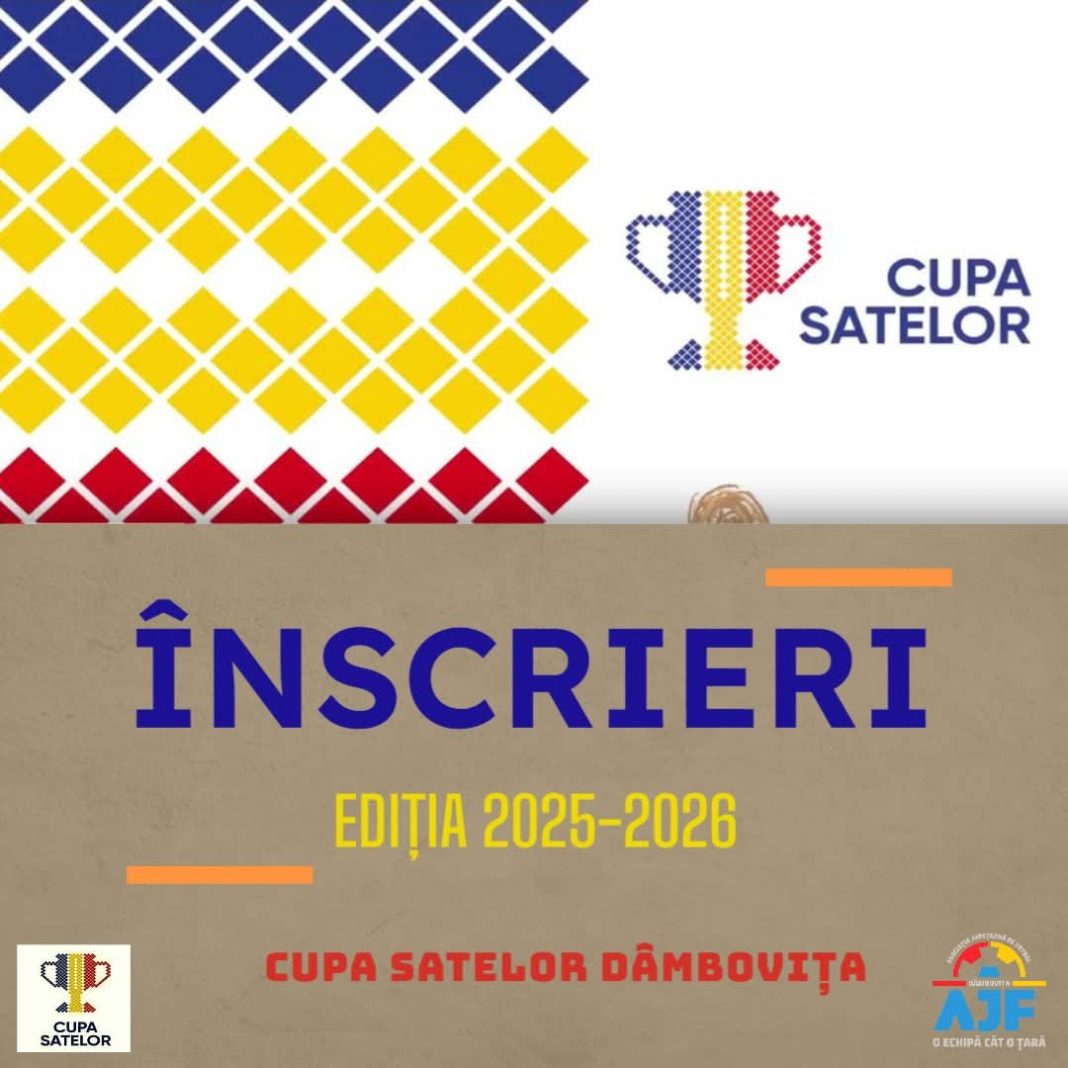 Start înscrieri pentru Cupa Satelor 2025-2026 în Dâmbovița: competiție de fotbal pentru copii din mediul rural