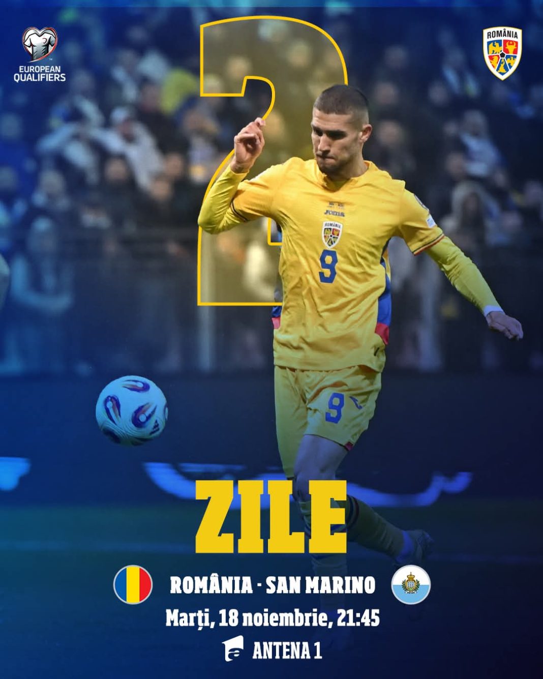 Ultimul meci al anului pentru România: marți, la Ploiești! 