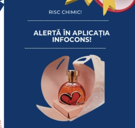 Alertă InfoCons: Parfum Sweet Years pentru femei, 100 ml – risc chimic și interdicție de utilizare