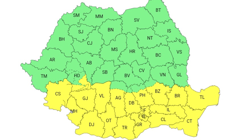Alertă meteo de sărbători: Ninsori viscolite, polei și temperaturi  foarte scăzute