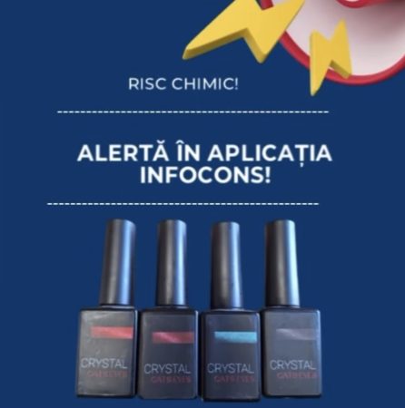  Atenție: gel pentru unghii „ONLY NAILS – Gel pentru unghii, 12 ml” prezentă risc chimic — ingredient interzis descoperit