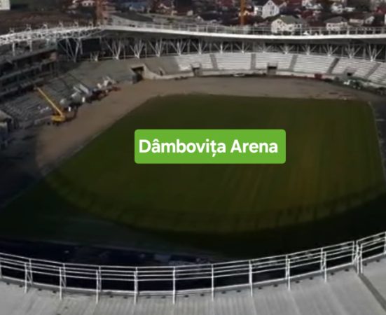 Dâmbovița Arena: Gazonul montat, complexul sportiv prinde contur” Dâmbovița Arena: Gazonul montat, complexul sportiv prinde contur”