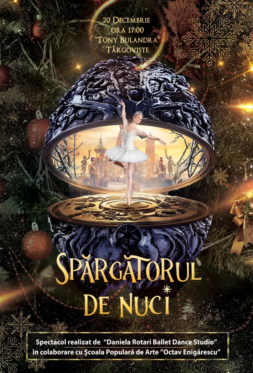 „Spărgătorul de nuci” – spectacol de balet la Târgoviște, pe 20 decembrie