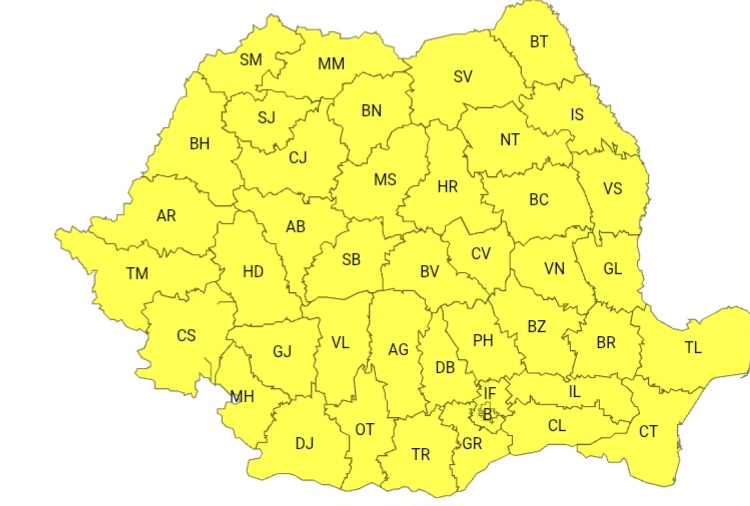 ALERTĂ METEO – GER EXTREM ÎN TOATĂ ȚARA!