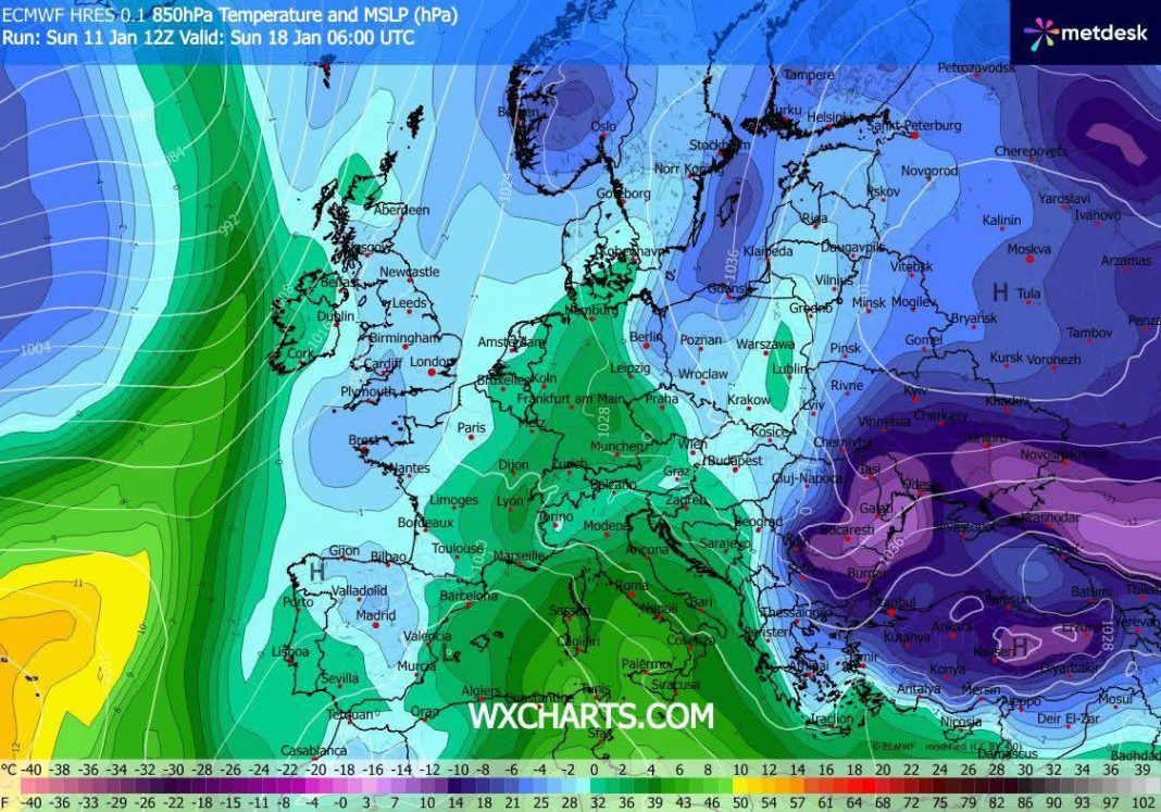 Alertă meteo: Se apropie un nou val de ger în România 