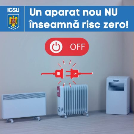 Atenție la aparatele de încălzire electrice! 