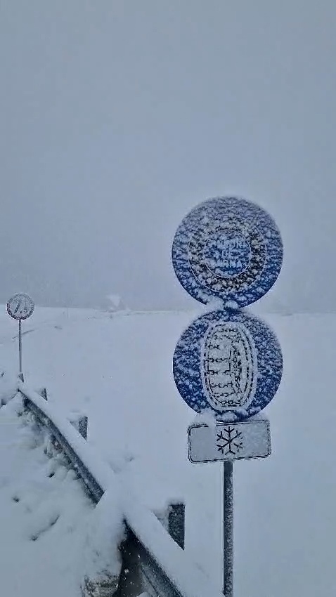 COD PORTOCALIU de viscol în zona montană a județului Dâmbovița 