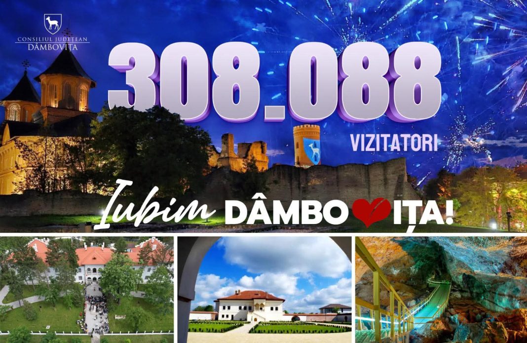 Dâmbovița, în topul destinațiilor turistice: peste 300.000 de vizitatori în 2025! 