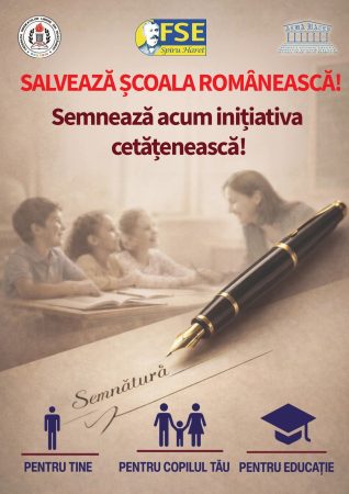 Federația Sindicatelor Libere din Învățământ lansează mobilizarea pentru inițiativa legislativă cetățenească