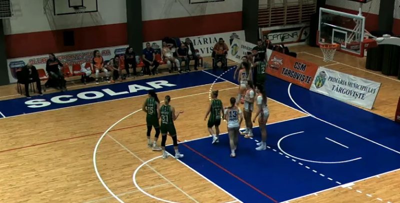 Victorie categorică pentru CSM CSU Târgoviște în Liga Națională de Baschet Feminin