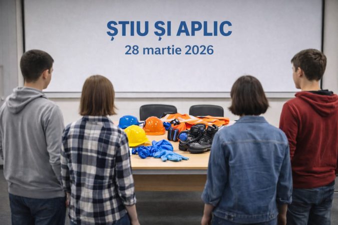 Inspectoratul Teritorial de Muncă Dâmbovița organizează faza județeană a concursului național „ȘTIUI APLIC – Securitatea și sănătatea în muncă se dobândesc de pe băncile școlii”
